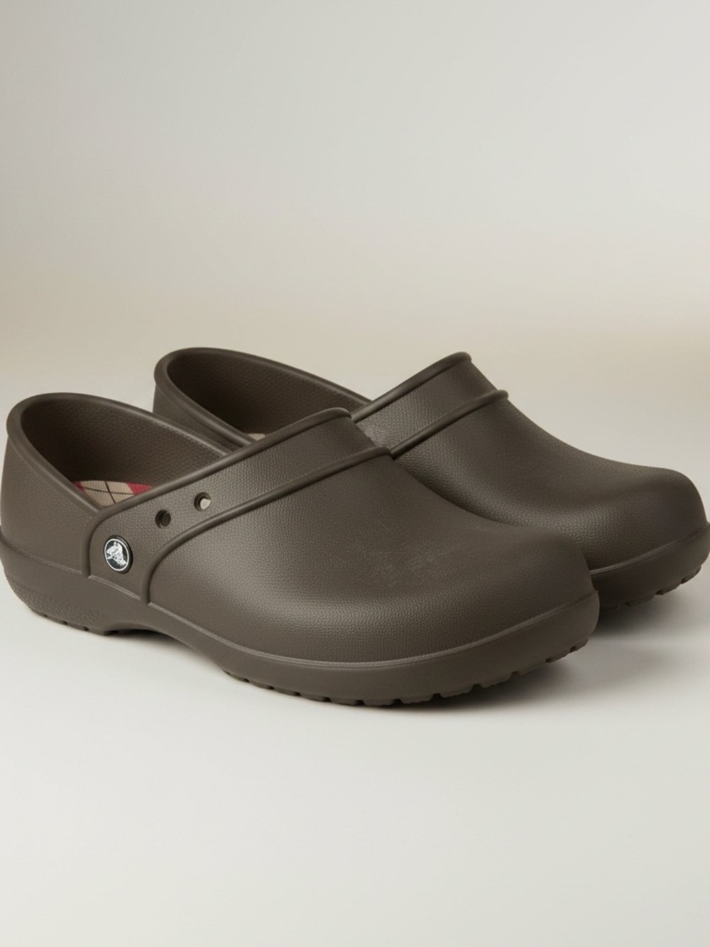 Crocs Neria Pro Sturdy Work Clogs‎ Comfort Chef Gray Black Women’s 8